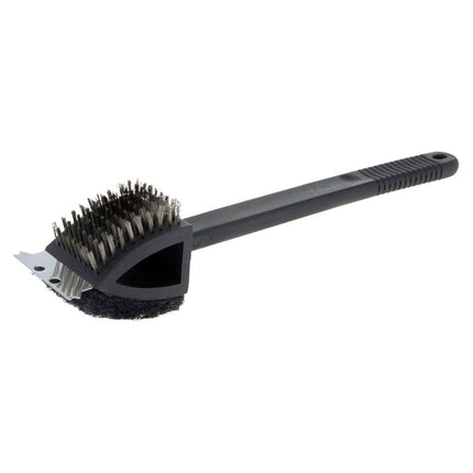 BBQ 3in1 Barbecueborstel 37 cm Zwart
