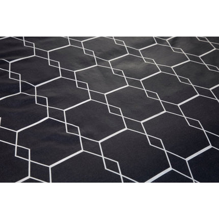Ten Cate Katoenen Eenpersoons Dekbedovertrek 140x200/220 cm Graphic Antraciet