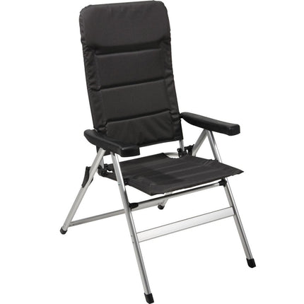 Redcliffs Outdoor Campingstoel Aluminium/Zwart