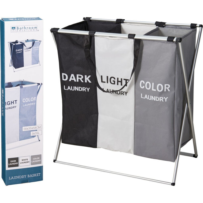 Bathroom Solutions Wasmand 58x40x58 cm Polyester
