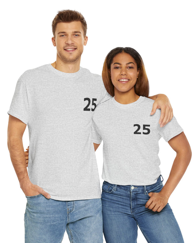T-Shirt - Number 25 for Casual Wear