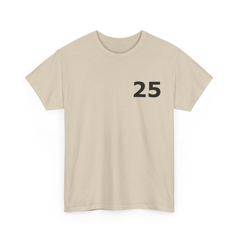 T-Shirt - Number 25 for Casual Wear