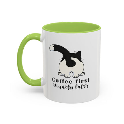 Koffiemok Wit Keramiek – Coffee first