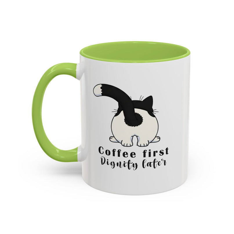 Koffiemok Wit Keramiek – Coffee first