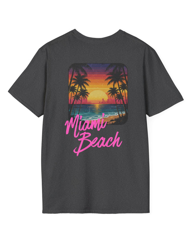 Heren T-shirt - Miami Beach Misocozy