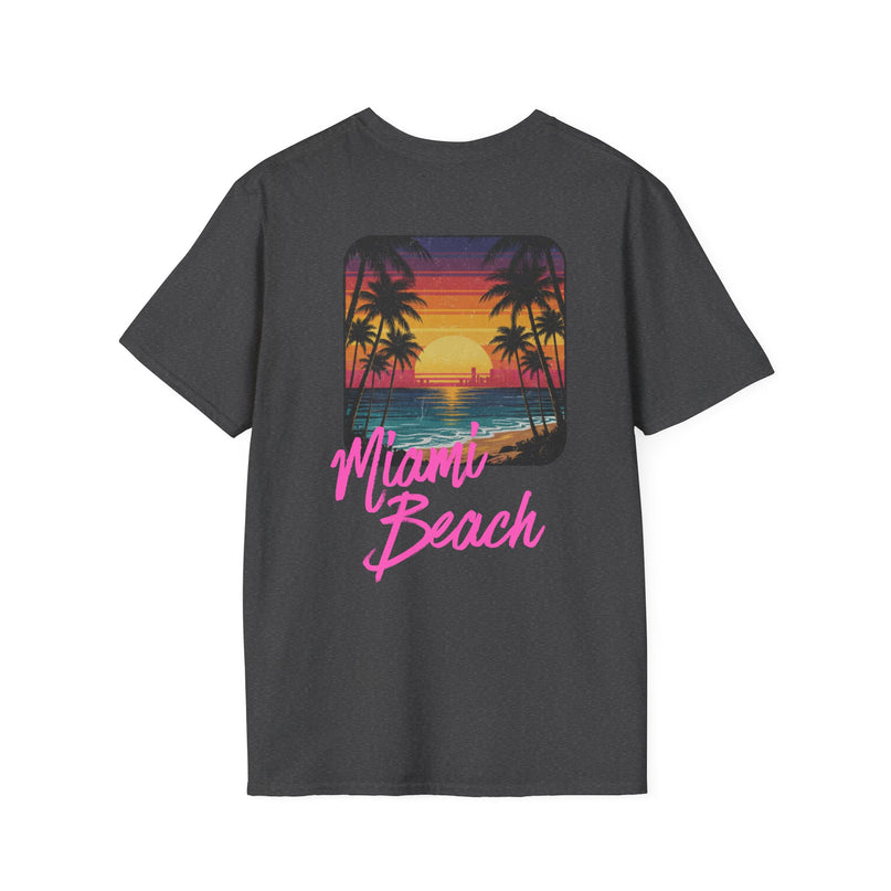 Heren T-shirt - Miami Beach Misocozy