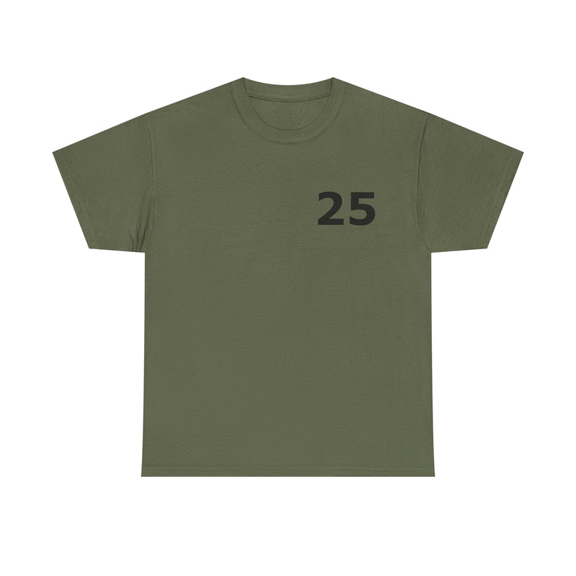 T-Shirt - Number 25 for Casual Wear
