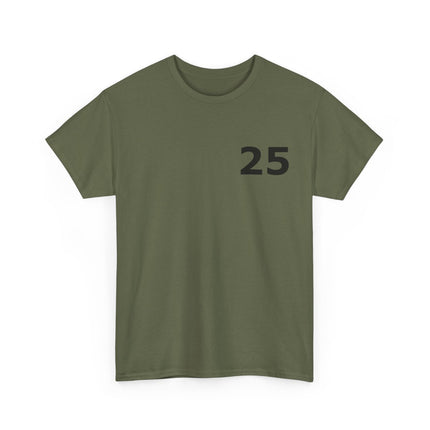 t-shirt---number-25-for-casual-wear-olijfgroen