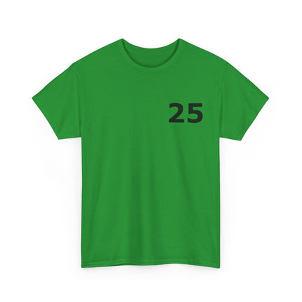 t-shirt---number-25-for-casual-wear-groen