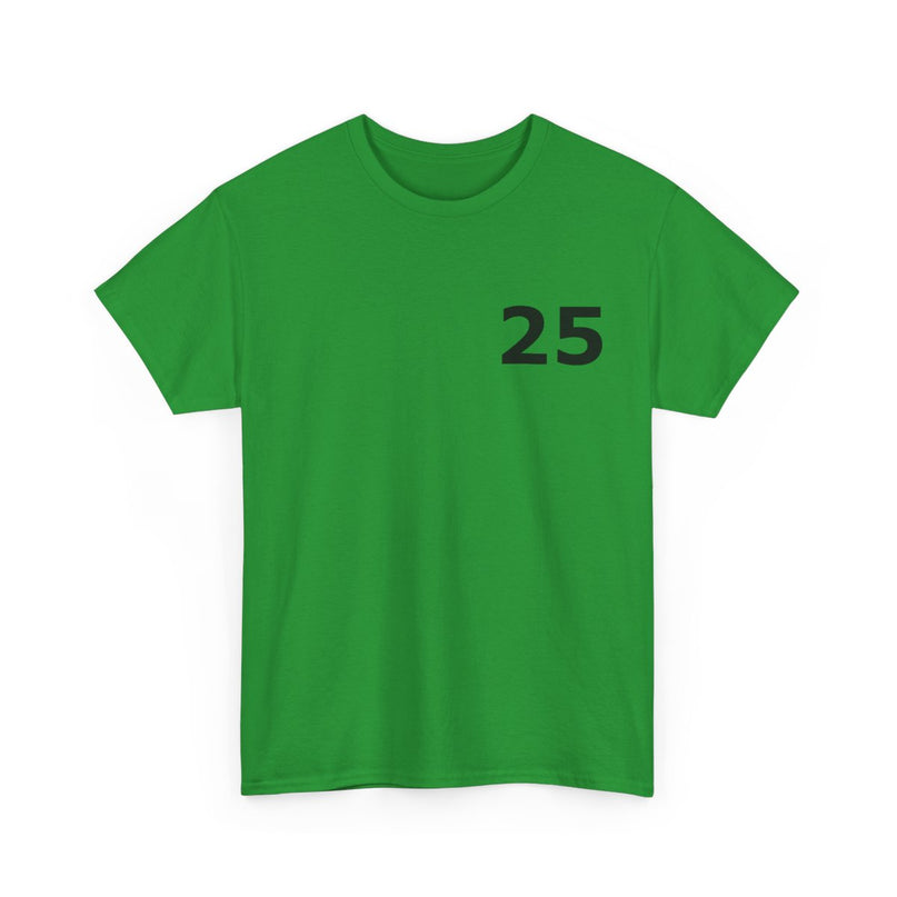 t-shirt---number-25-for-casual-wear-groen